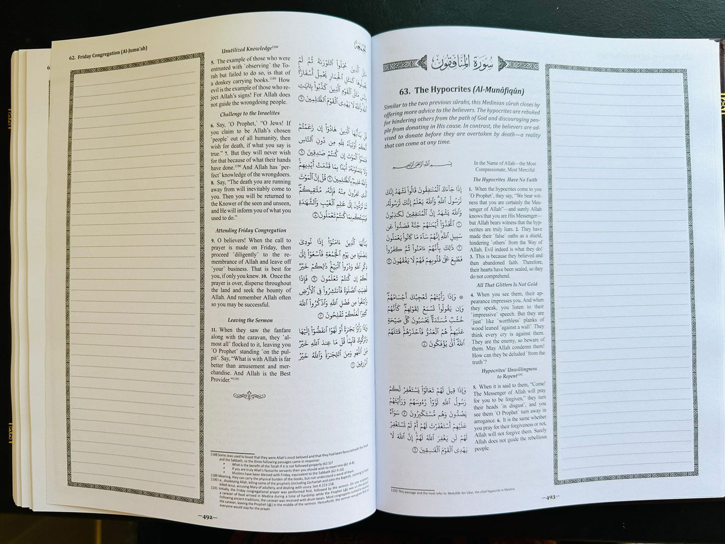 THE CLEAR QURAN® Series – Study Journal: English With Arabic Hardcover