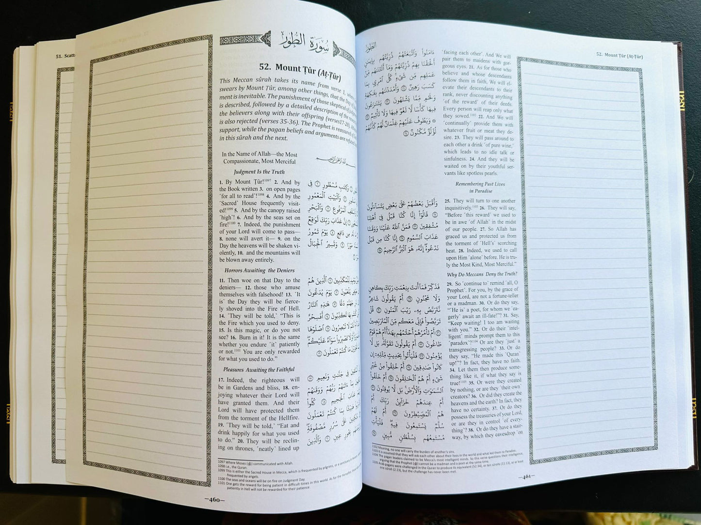 THE CLEAR QURAN® Series – Study Journal: English With Arabic Hardcover