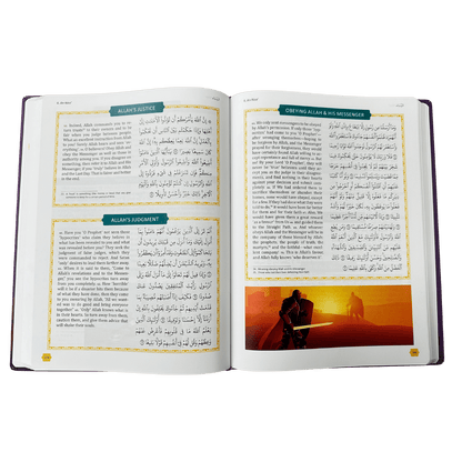 The Clear Quran Tafsir for Kids Surahs (1-9, 10-28,29-48, 49-114 ) with Arabic Text Hardcover Collection