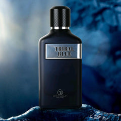 Tribal Blue 100ml EDP by Grandeur for Men - Top notes – Pear, Lavender, Mint, Bergamot and Lemon Heart notes – Cinnamon, Clary Sage and Caraway Base notes – Black Vanilla Husk, Amber, Patchouli and Cedar