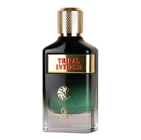 Tribal Intense  100ml EDP by Grandeur for Men - Top notes – Pineapple, Iris, Cypress and Ginger Middle notes – Coconut and Woodsy Notes Base notes – Tonka Bean, Sandalwood, Amber and Ambergris