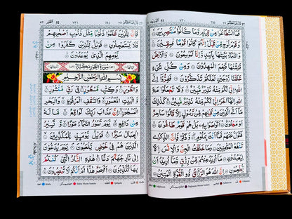 Panj Parah (26 to 30)803-6L - Arabic 13 Line Color Coded Tajweed Rules - Taj Company