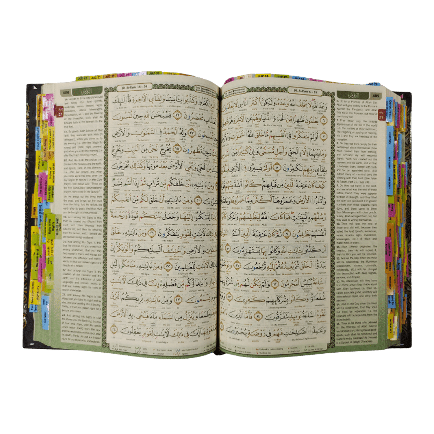 Al Quran Al Karim Othmani Rasm in English With Important Tagging ( A5)