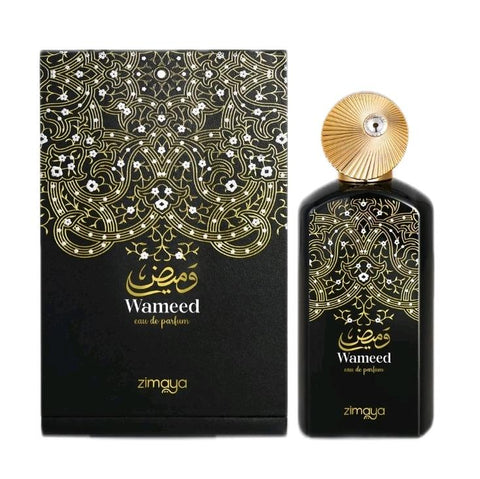 WAMEED 100ml EDP by Zimaya - TOP NOTE Nutmeg - Saffron – Dates- White floral  MID NOTE Orange blossom - Vanilla - Praline - Tuberose  BASE NOTE Tonka Bean - Benzoin - Amberwood - Musk