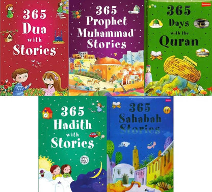 365 Days story Books For Kids Hard Cover (Bundle)