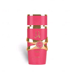 Yara Candy 100ml EDP Perfume by Lattafa - Top Notes: Green Mandarin, Blackcurrant Middle Notes: Strawberry Fizz Candy, Gardenia Base Notes: Sandalwood, Vanilla Syrup, Musk, Amber