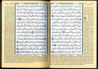 Tajweed Quran with Meanings Translation in French