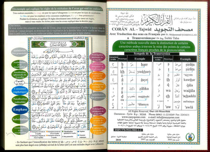 Tajweed Quran | Translation and Transliteration – French