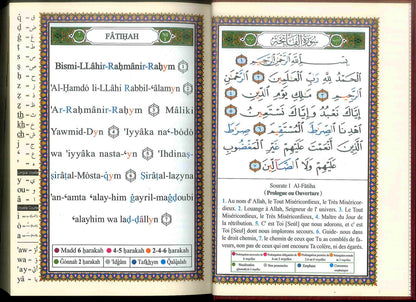 Tajweed Quran | Translation and Transliteration – French