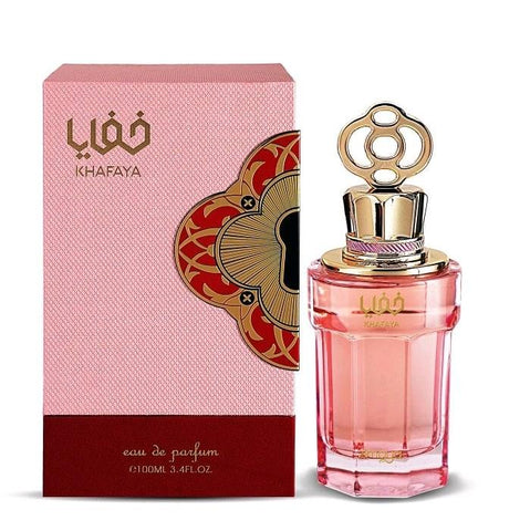 Zimaya Khafaya Pink 100ml EDP Spray - Top notes are Bergamot, Pear and Vanilla; middle notes are Jasmine, Indian Tuberose and Orange; base notes are Ambroxan, Musk and Vetiver.
