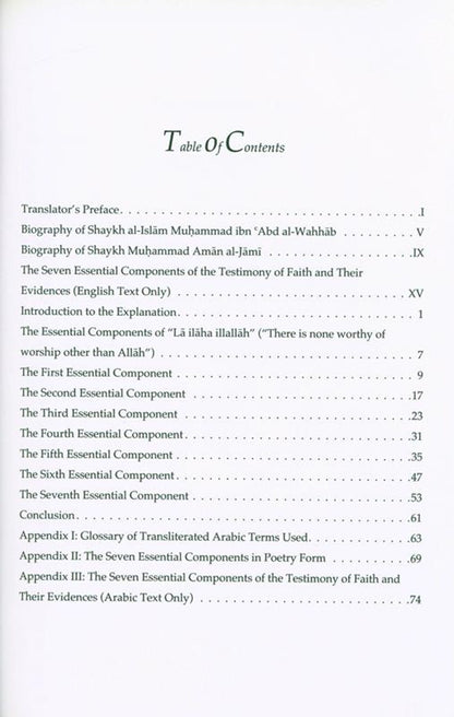 Understanding Your Testimony Of Faith; Seven Essential Points Of Understanding