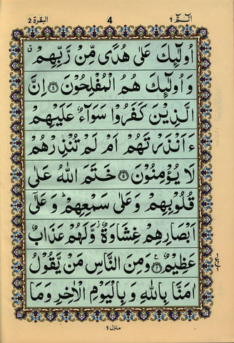 Holy Quran: 30 Juz/Siparah Set - 9 Lines (Art Paper with 2-Color)