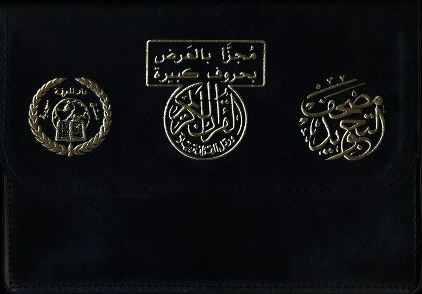 Tajweed Quran 30 Parts Landscape in Leather Case 17x24 cm