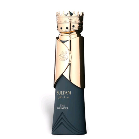 Sultan The Founder 80ml EDP by French Avenue (Fragrance World) - Top Notes: Oriental Accord, Oud, Singapore Patchouli  Middle Notes: Amber, Cashmere Wood, Oakmoss Accord  Base Notes: Dry Amber, Labdanum, Civet